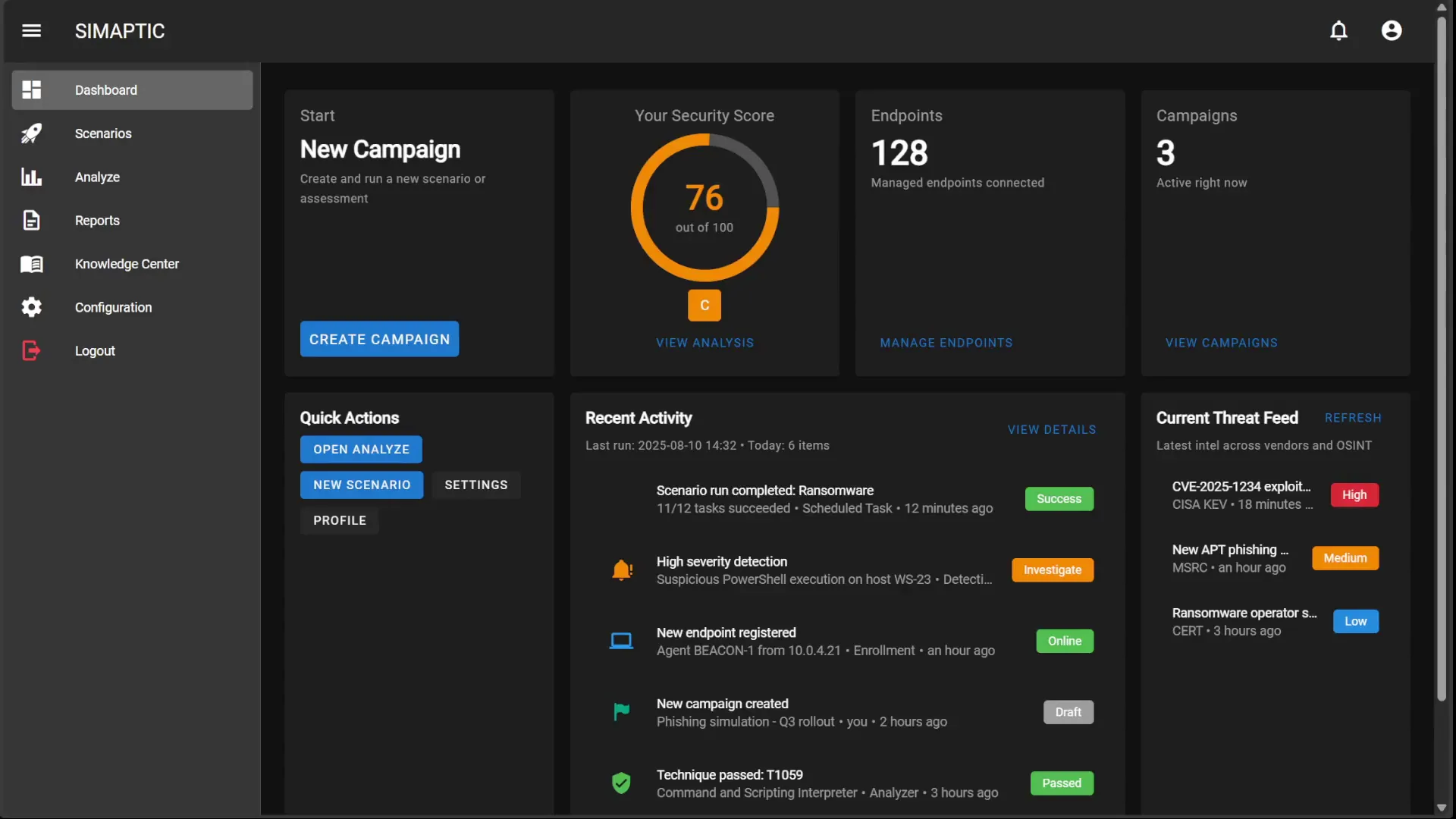 About simaptic  real threats, real defense
